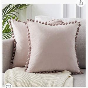 2pk Decorative throw pillow covers 24x24